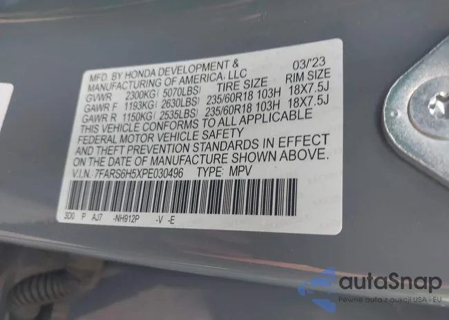 7FARS6H5XPE030496: 42362336