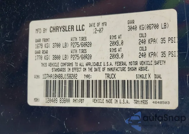 1D7HA18N88J158202: 42362436