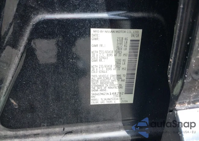 5N1AZ2MG2JN148292: 42362472