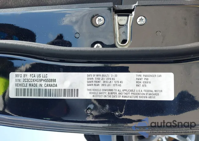 2C3CDXHG9PH550898: 42362659