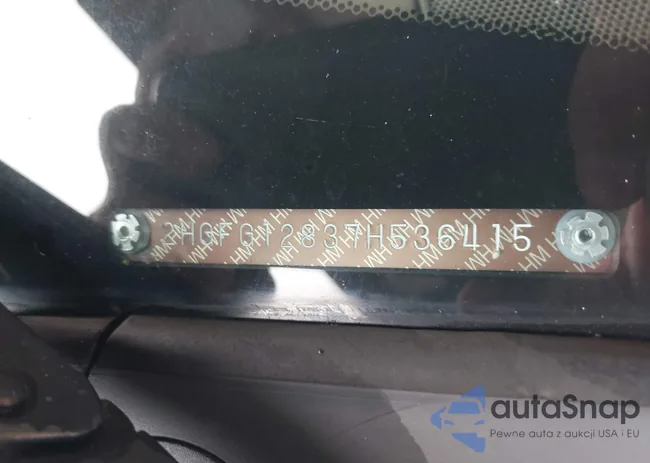 2HGFG12837H536415: 42361901