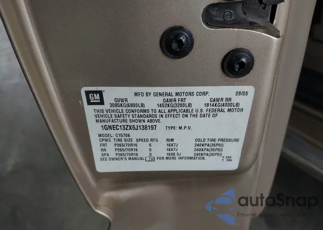 1GNEC13ZX6J138197: 42361910