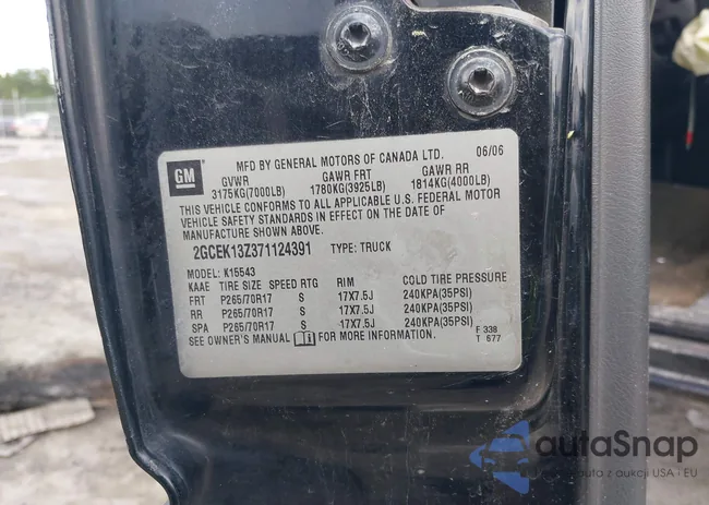 2GCEK13Z371124391: 42362071