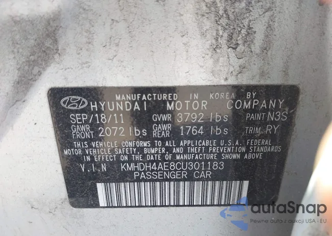 KMHDH4AE8CU301183: 42363244