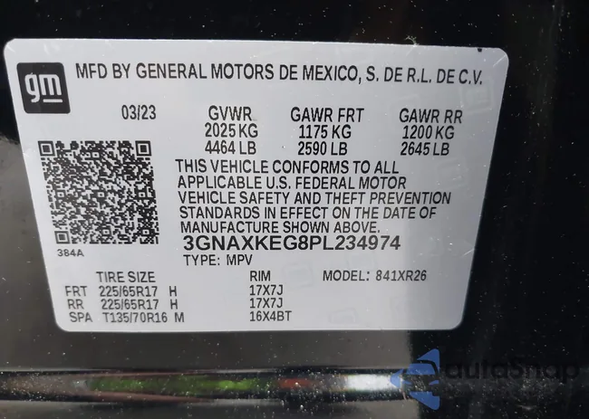 3GNAXKEG8PL234974: 42363399