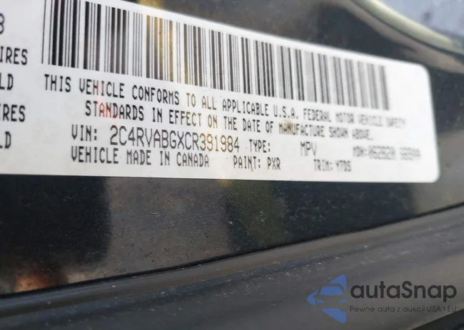 2C4RVABGXCR391984: 42363569