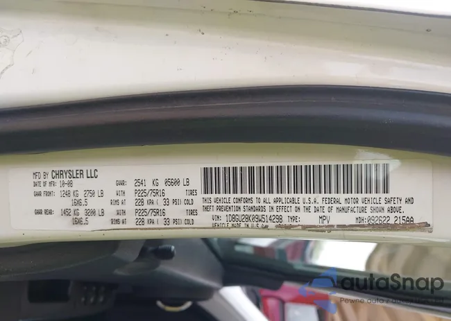 1D8GU28K09W514298: 42363595