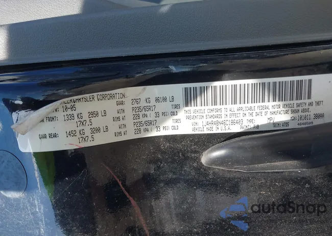 1J4HR48N46C186403: 42362980