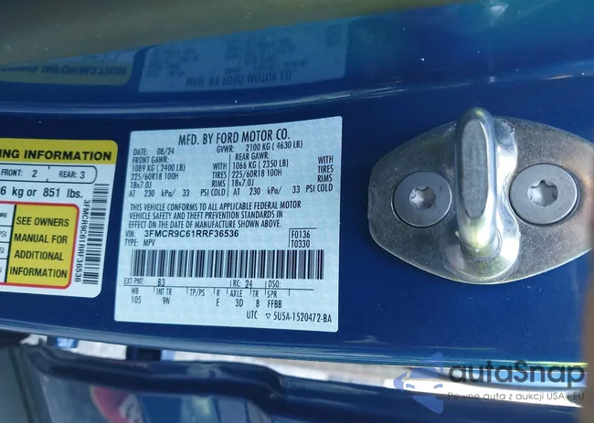 3FMCR9C61RRF36536: 42363040