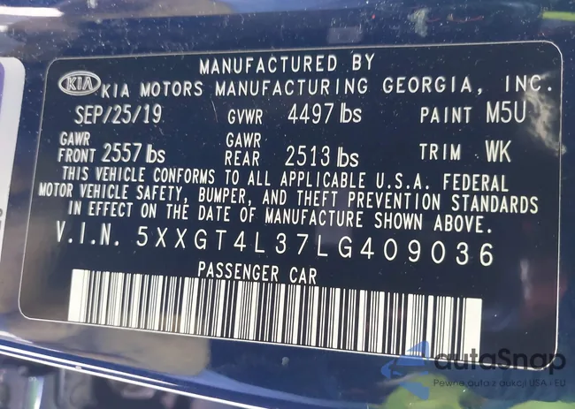 5XXGT4L37LG409036: 42364128