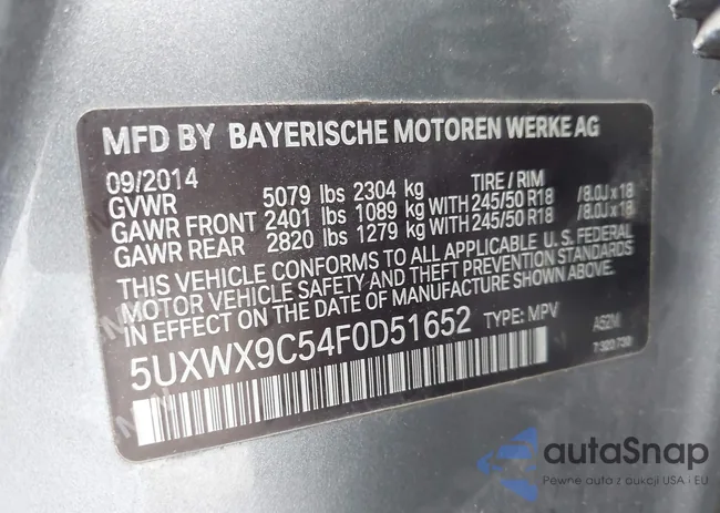 5UXWX9C54F0D51652: 42364144