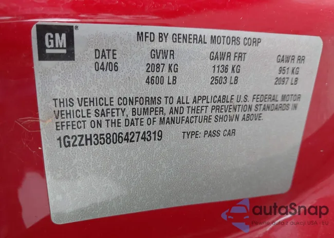 1G2ZH358064274319: 42364148