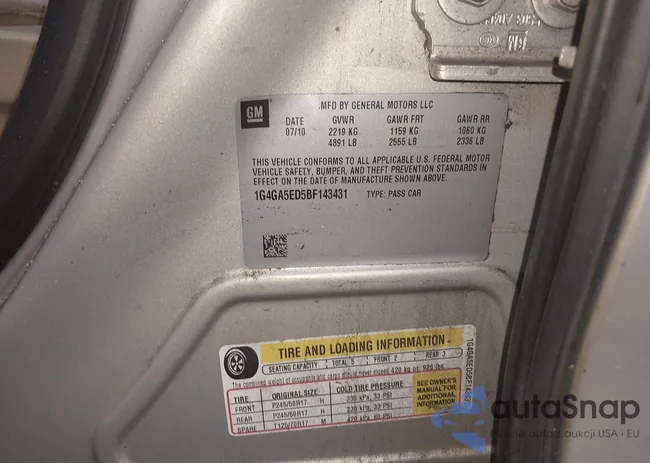 1G4GA5ED5BF143431: 42364273