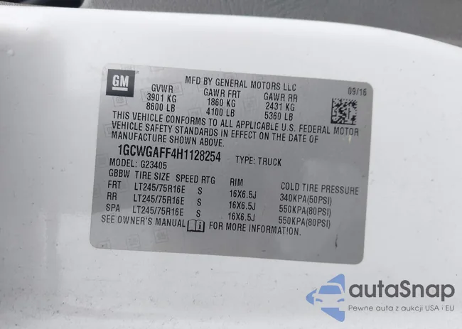 1GCWGAFF4H1128254: 42364352