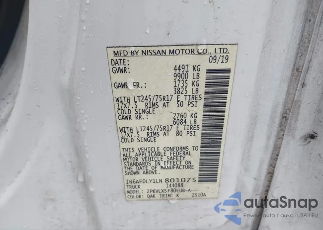 1N6AF0LY1LN801075: 42364361