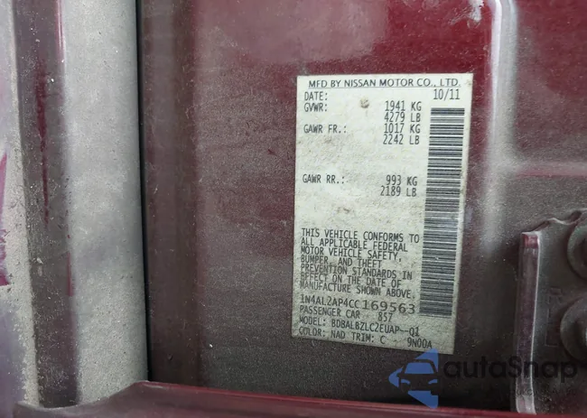 1N4AL2AP4CC169563: 42364380