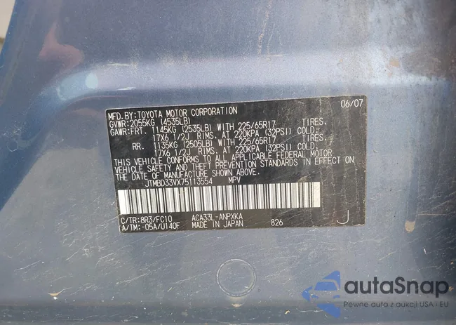 JTMBD33VX75113554: 42364426