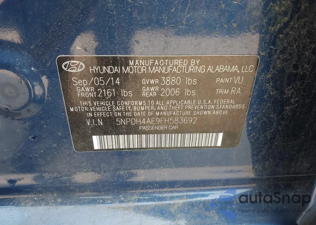 5NPDH4AE9FH583692: 42364514