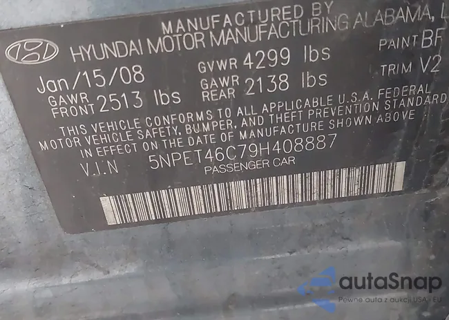 5NPET46C79H408887: 42364527