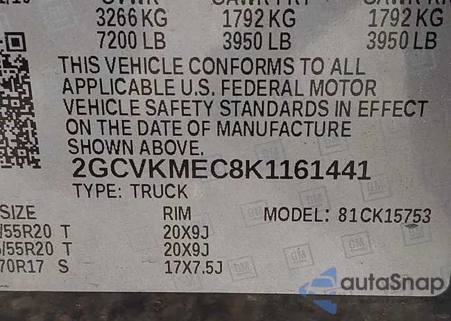 2GCVKMEC8K1161441: 42364528