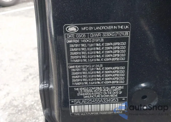 SALAE25455A334953: 42364567