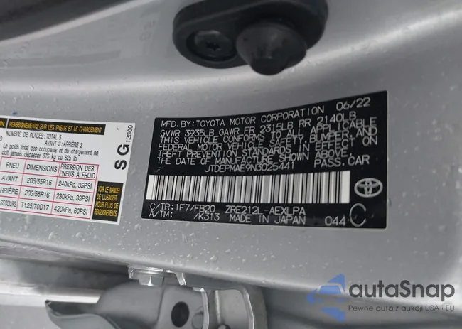 JTDEPMAE9N3025441: 42364048