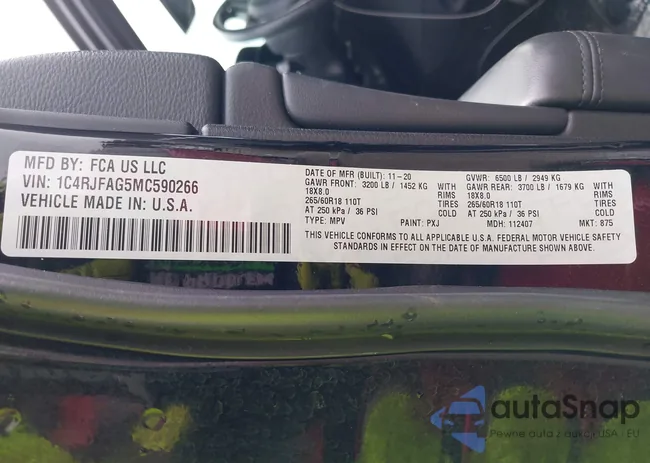 1C4RJFAG5MC590266: 42364091