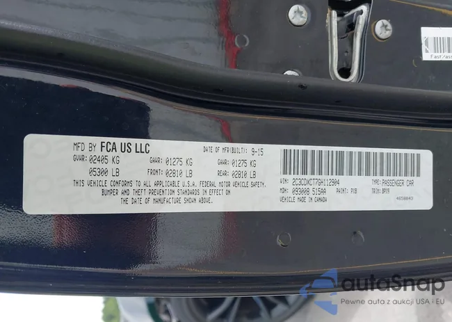 2C3CDXCT7GH112904: 42365546