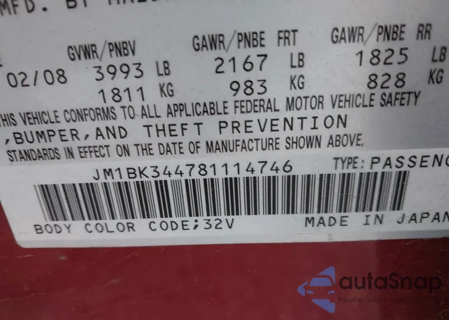 JM1BK344781114746: 42365036