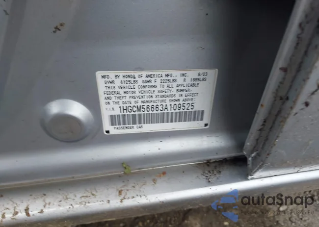 1HGCM56663A109525: 42366127