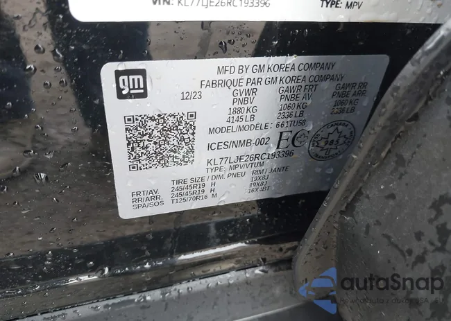 KL77LJE26RC193396: 42366164