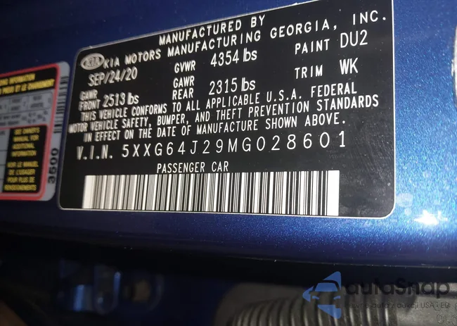 5XXG64J29MG028601: 42366234