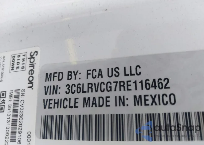 3C6LRVCG7RE116462: 42366244