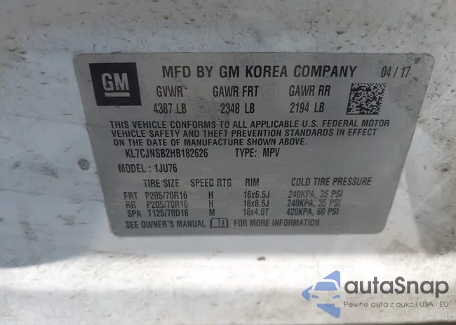 KL7CJNSB2HB182626: 42366470