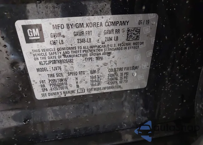 KL7CJPSB7KB926482: 42365728