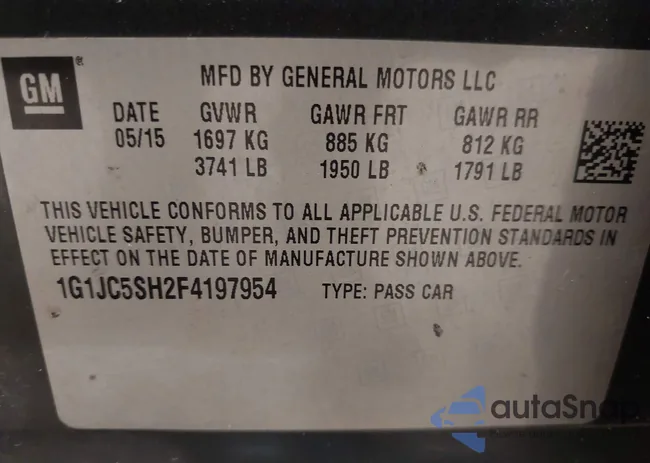 1G1JC5SH2F4197954: 42365998