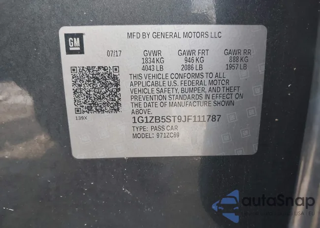 1G1ZB5ST9JF111787: 42366053