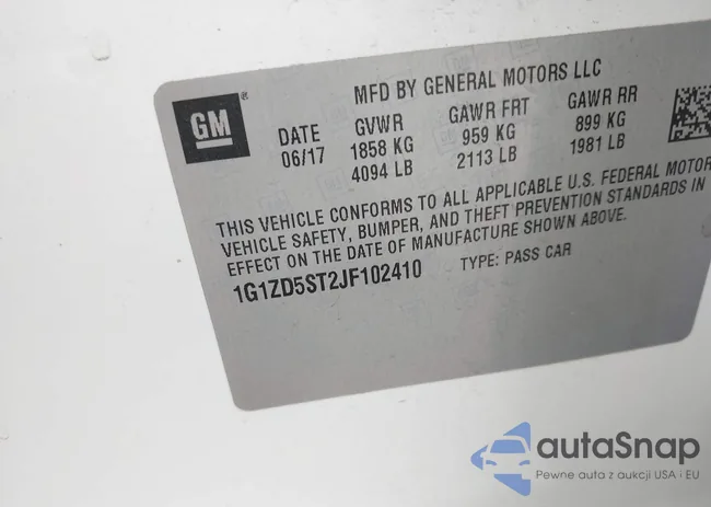 1G1ZD5ST2JF102410: 42366062