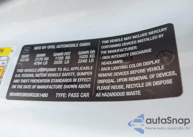 W04WH3N50KG381460: 42367162