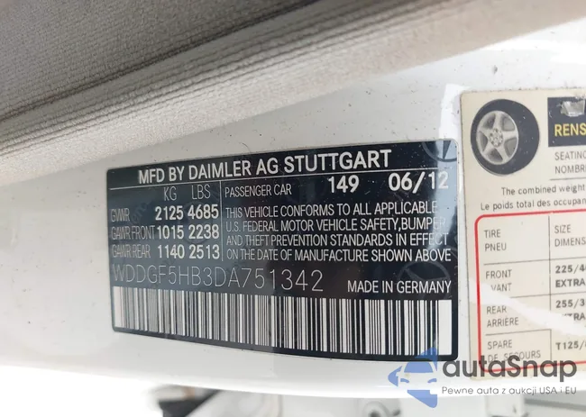 WDDGF5HB3DA751342: 42367201