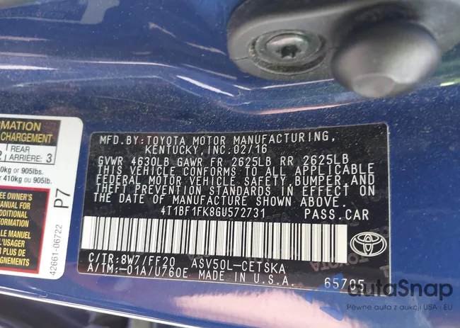 4T1BF1FK8GU572731: 42367475