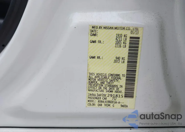 1N4AL3AP2DC291815: 42367489