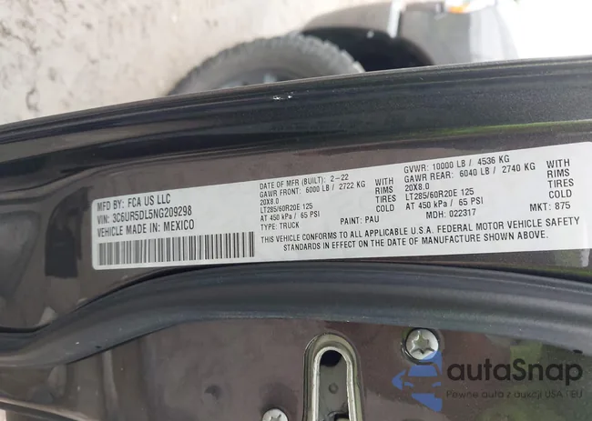 3C6UR5DL5NG209298: 42367494