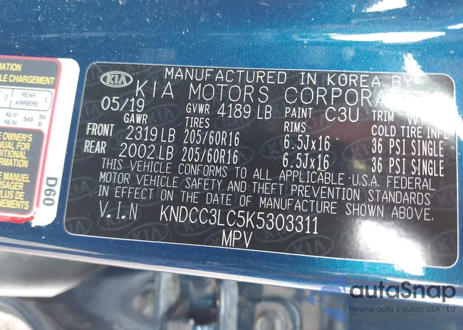 KNDCC3LC5K5303311: 42367551