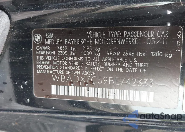 WBADX7C59BE742333: 42367588