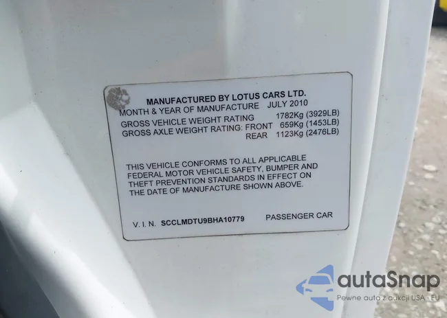 SCCLMDTU9BHA10779: 42366920