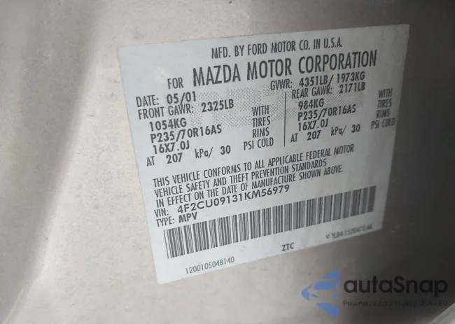 4F2CU09131KM56979: 42366932