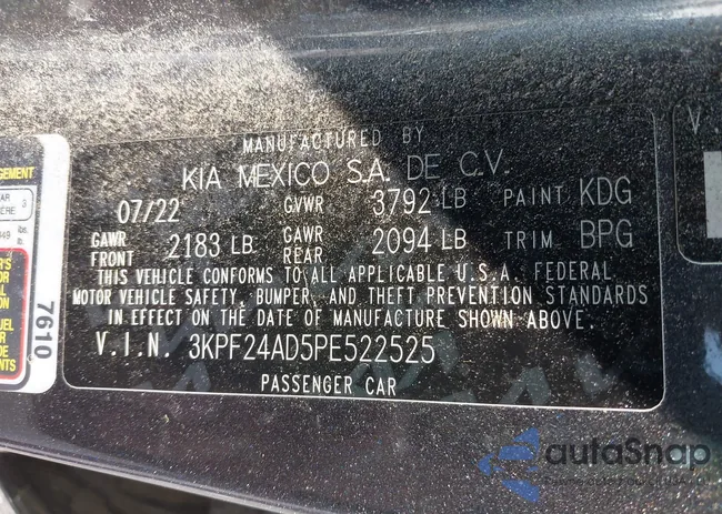 3KPF24AD5PE522525: 42368306