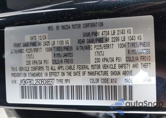 JM3KFBCL2S0608637: 42368419