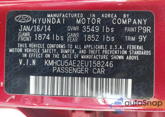 KMHCU5AE2EU158246: 42368498